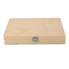 Wooden Microscope Slide Box Holds 100 Slides Microscope Slide Case Holder For