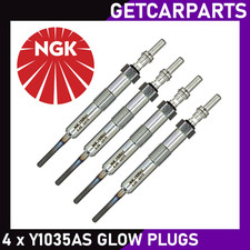 NGK Glow Plugs x 4 for Dacia