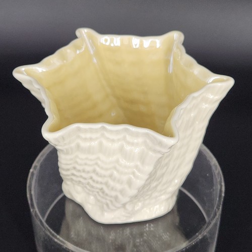 Vtg belleek limpet hexagon - vtg,