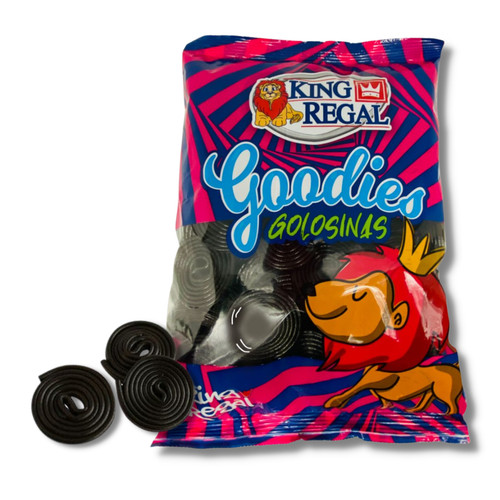 King regal liquorice wheels - king,