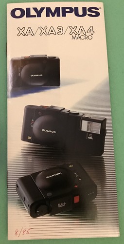 Brochure for olympus - xa, xa3
