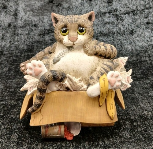 Comic curious cats alley cat - curious,