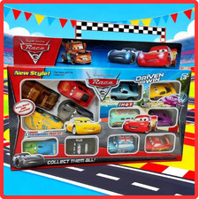 12pcs Disney Pixar Cars Set – Lightning McQueen & Friends 6cm Model Cars UK