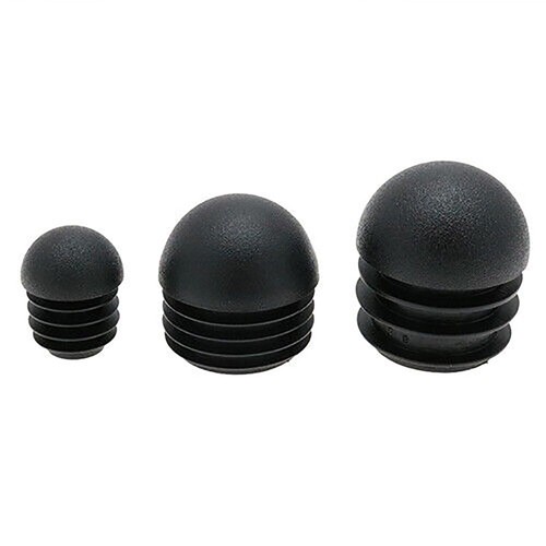 Domed-Round-Plastic-Black-Blan