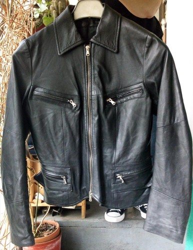 Simon genuine leather jacket - b,