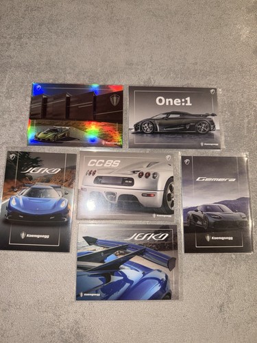 Tarmac cards koenigsegg lot - tarmac,