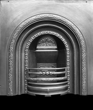 CAST IRON FIREPLACE FIRE