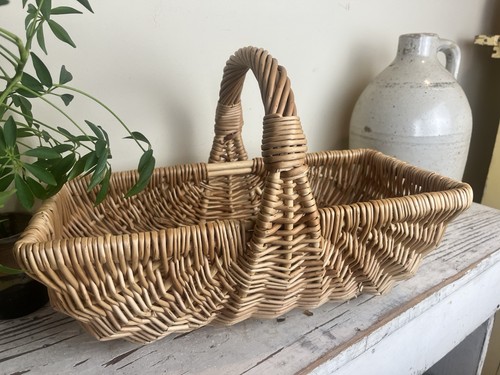 Antique woven market gathering - market,