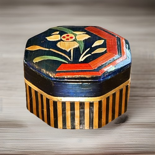 Vintage paper mache inlaid - vintage,