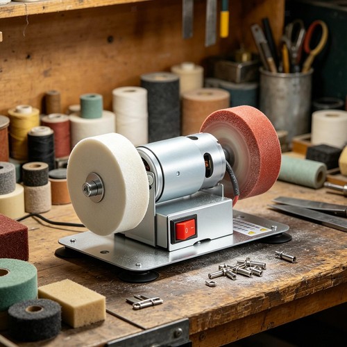 Mini bench grind - grind, lapidary