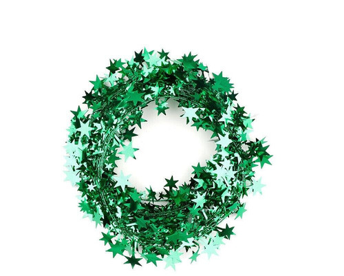 Tinsel wire garland 20ft - tinsel,