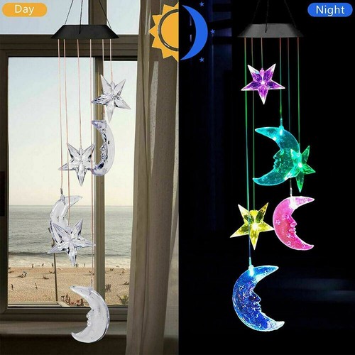 Solar wind chimes lights led - wind,