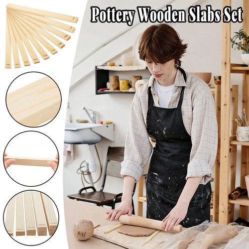 Wooden rolling pin - wooden, set