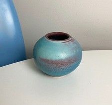 VTG [ Round Ceramic Bud Vase ]