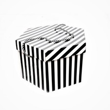 Fascinator Box Stripe Design