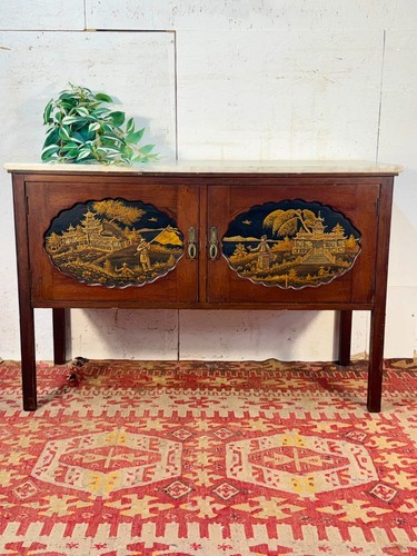 Victorian marble top washstand - victorian,