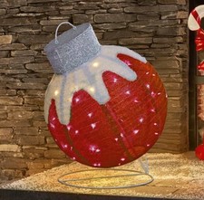 Giant bauble led Floor Bauble Giant Light Up Christmas bauble decoration lights 