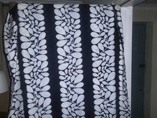 orla kiely sycamore stripe dark blue/white single bedding set