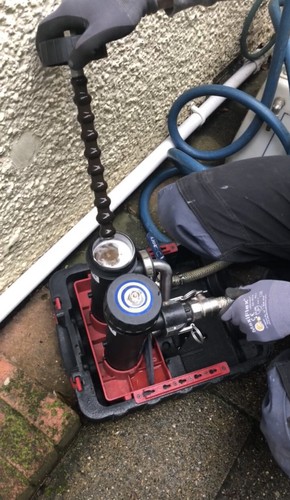 Central heating power flushing - central,
