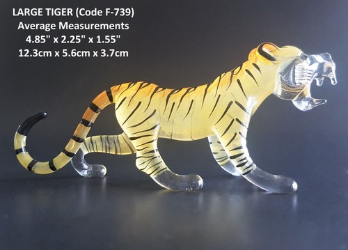 Glass animal tiger leopard - animal,