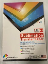 50 A3 sheets Sublimation Paper