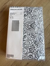 IKEA Angsklocka Double Duvet Cover and 2 Pillowcases 100% Cotton New & Sealed