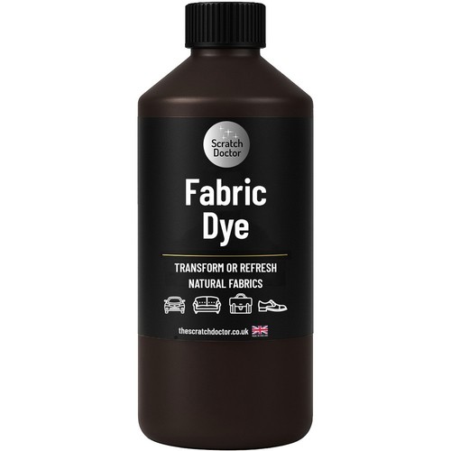 Dark brown fabric paint dye - dark,