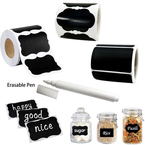 120pcs stickers labels black - 120pcs,