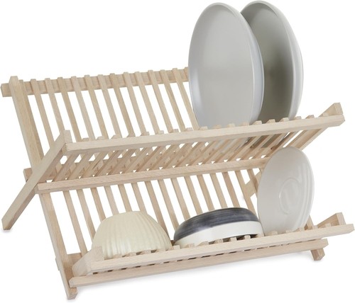 Tier wooden dish drainer - 2,