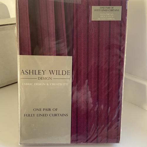 Stella aubergine pencil pleat - aubergine,