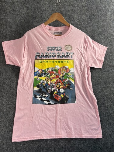 Super mario kart shirt pink - super,