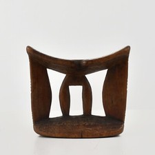 Antique African Head Rest  Antique wooden Pillow headrest neck rest Tribal 028