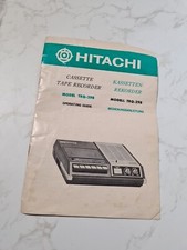 Vintage Hitachi Operating