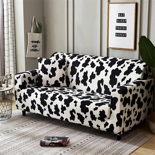 Cowpattern stretch sofa cover - stretch,