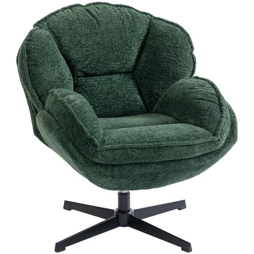 Homcom modern wingback accent - modern,
