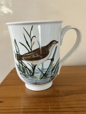 Portmeirion Botanic Birds Of Britain Mug. Featuring The Sedge Warbler Bird. VGC
