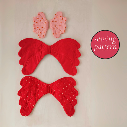 Memory bear wings sewing - bear,