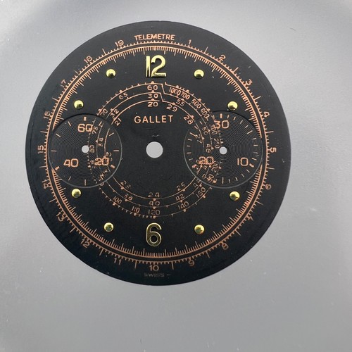 Gallet swiss movement dial - gallet,