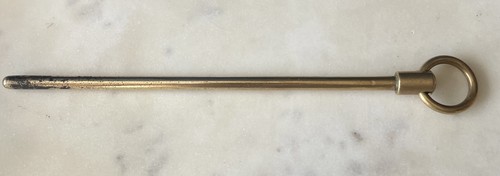 Poker fire iron antique - poker,
