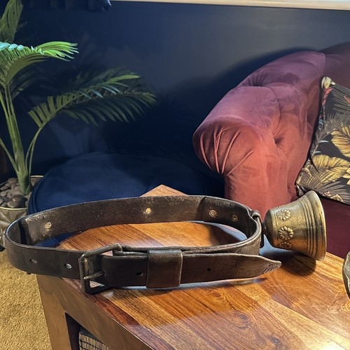 Antique swiss alpine cow bell - antique,