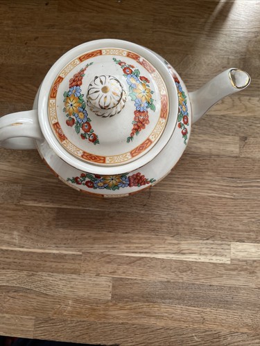 Scotch ivory vintage tea pot - tea,
