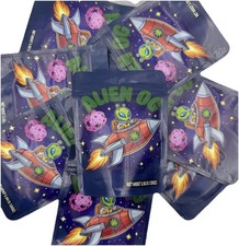 50 X mylar bags 3.5g calipacks 