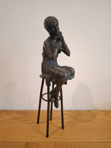 Art deco bronze figurine - art, deco/bronze