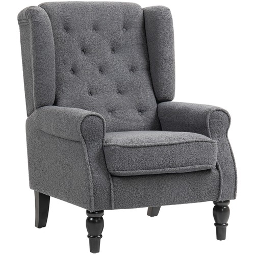 Homcom accent armchair retro - homcom,