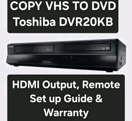 Toshiba dvr20kb copy - dvr20kb, vhs