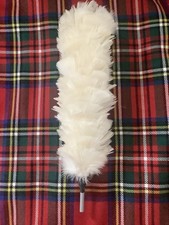 Scottish Feather Bonnet  White