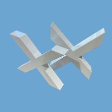 Pair of Aluminium Cavaletti Jumps – Powder Coated Cross-Style Lightweight Safe T