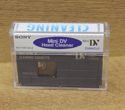 Sony minidv head cleaning - sony,