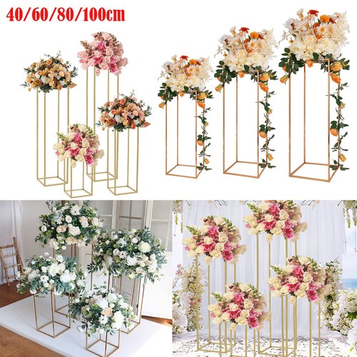 Metal geometric flower stand - geometric,