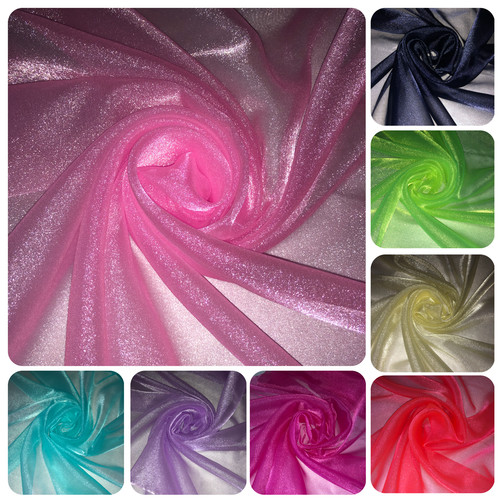 Sparkling crystal organza - sparkling,